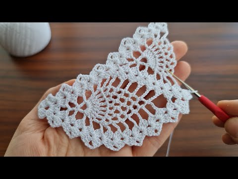 How to make crochet lace border ? tığ işi çok güzel dantel modeli 🧡