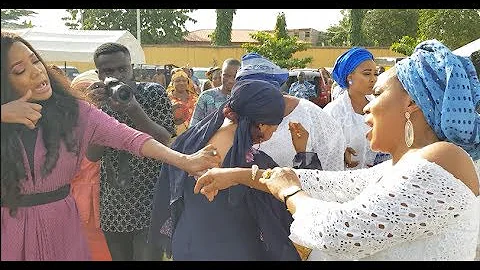 Toyin Aimakhu,Fathia Balogun Dance shaku shaku With Other Actress At Dayo Amusa Dad Burial ceremony