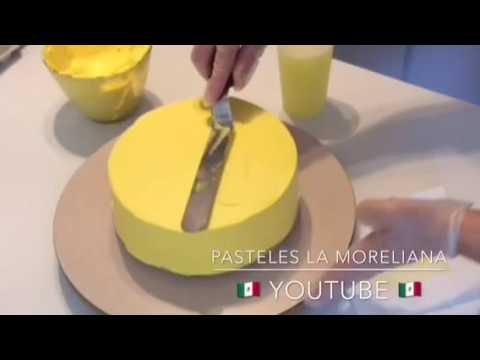 Alisado De Torta Para Principiantes Pastel O Bizcochuelo Youtube