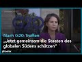 G20-Außenminister:innen-Treffen: Statement von Annalena Baerbock nach Abschluss am 22.07.22