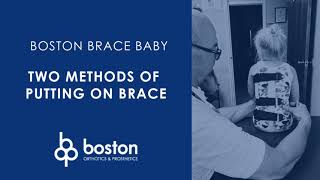 How to Don the Boston Baby Scoliosis Brace