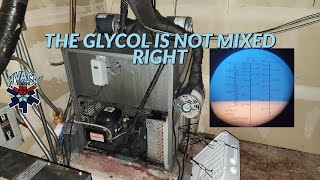 the glycol is not mixed right
