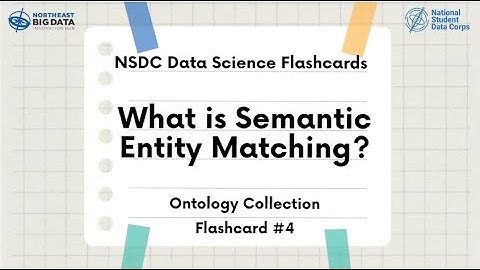 Ontology Flashcard #4: What is Semantic Entity Matching?
