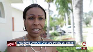 Highpitch noise to stop dog barking bothers neighbors