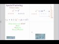 Factoring Special Equations Quiz