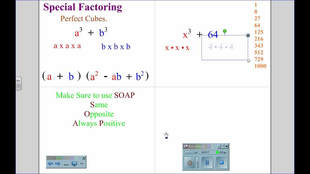 How Do You Factor X 3 8 Socratic