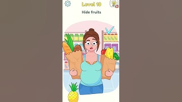Hide fruits 10 level dop3 video #shorts