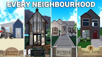 BUILDING A HOUSE ON EVERY PLOT IN THE NEW BLOXBURG MAP