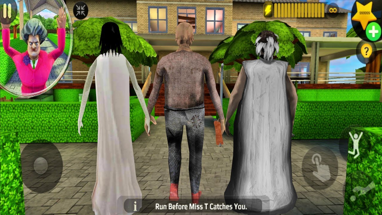 Play As Wednesday And Slendrina In Scary Teacher 3D