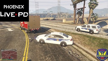 LSPDFR Phoenix Live PD Shots Fired On Officer Suspects, Chase, Shooting