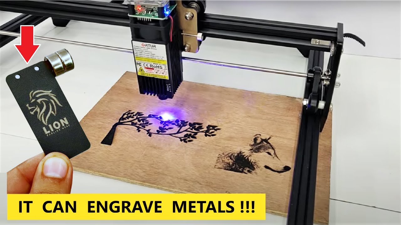Лазерный резак и гравер по металлу - полная сборка / тест / обзор (Ortur Laser Maser 2)