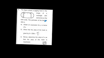 Rectangle & Semicircles Maximum Minimum Problem