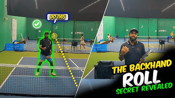 The Beginner Guide Of The Pickleball Backhand Roll
