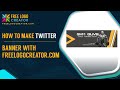 Create Twitter Social Cover image from Scratch