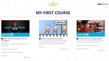 Vids2Scorm - Example of a course
