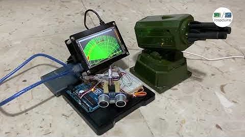 Arduino Missile Defense Radar System Mk.I in ACTION