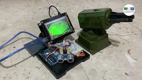 Arduino Missile Defense Radar System Mk.I in ACTION