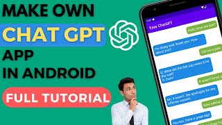 How to create ChatGPT android app | Full Tutorial | 2024 screenshot 4