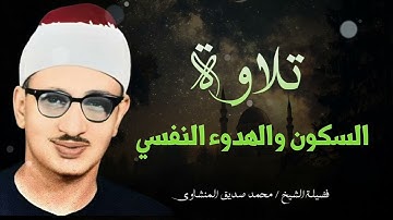 تلاوة تأخدك لعالم من الهدوء والسكينه وراحة البال 🤍..للصوت الباكي الشيخ المنشاوي
