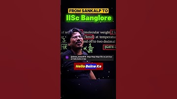 Mazaa Toh Tab Hai Jab Student IISc Se Thank You Keh Raha Hai ! 🤩💯 #NEGIsir #NEGI10 #GATE2026 #IISc