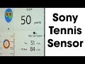 Sony Tennis Sensor Prototype in Action - CES 2014