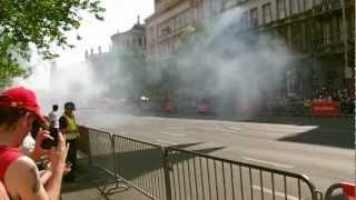 Jenson Button drift in Budapest