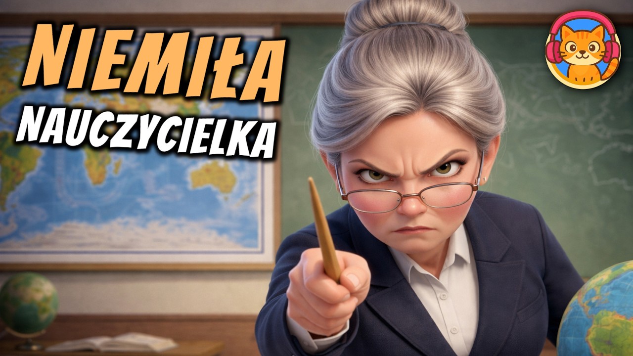 👵📓 Niemiła Nauczycielka - Bajka do słuchania na dobranoc - Audiobook na dobranoc🎧