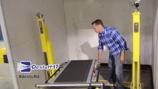 Destuff-it™ Pivoting Conveyor Range of Motion - A Better Way to Unload