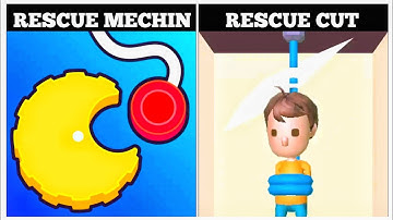Rescue Mechin vs Rescue Cut - Android iOS Mobile Gameplay Walkthrough @KLSKINBOX