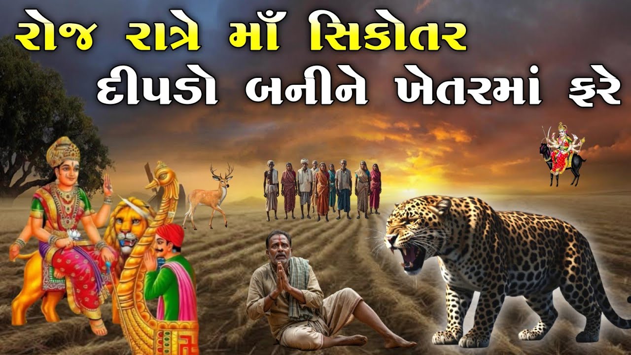 રોજ રાત્રે માઁ સિકોતર દીપડો બનીને ખેતરમાં ફરે | Sikotar ma no itihas | vahanvati digital