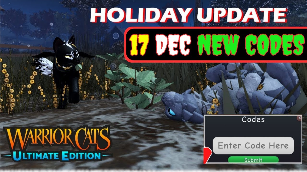 Codes for Warrior Cats Ultimate Edition {Dec} Updated!