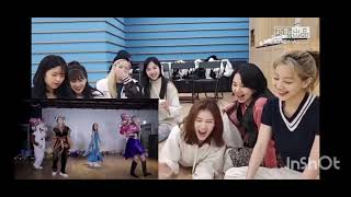 twice reaction to black pink how you like that frozen