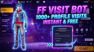 Get Unlimited Profile Visitors In Free Fire   Just Like Big Youtubers   Ff Uid Visit Tool 2026