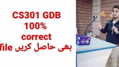 CS301 GDB solution 2022