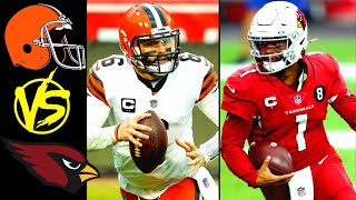 Cardinals vs Browns NFL Week 6 2021
