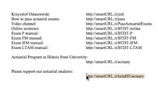 Exam FM exercise for April 18, 2019