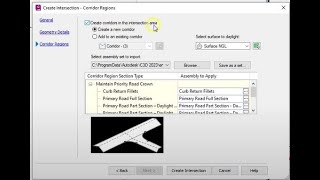 Design Intersection Tutorial in Civil3d Lecture in Bangla