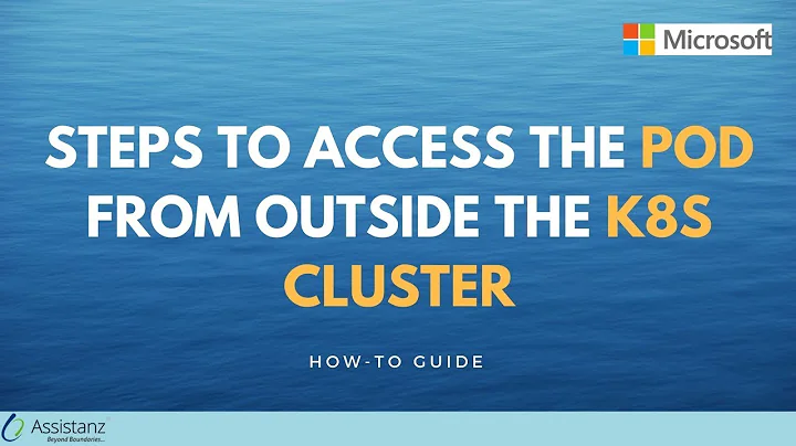 Steps to access the POD from outside the cluster