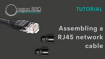 assembling a RJ45 network cable for the new generation of Oregon RFID readers