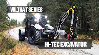 Valtra T Series with excavator Hi-Tec 500F | Valtra UNLIMITED
