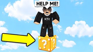 My Friends TRAPPED Me On ONE LUCKY BLOCK, So I Got REVENGE.. (Roblox Bedwars)