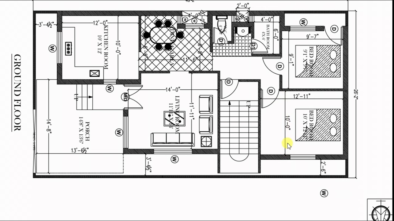 26x49 ft best  house  plan  in hindi YouTube