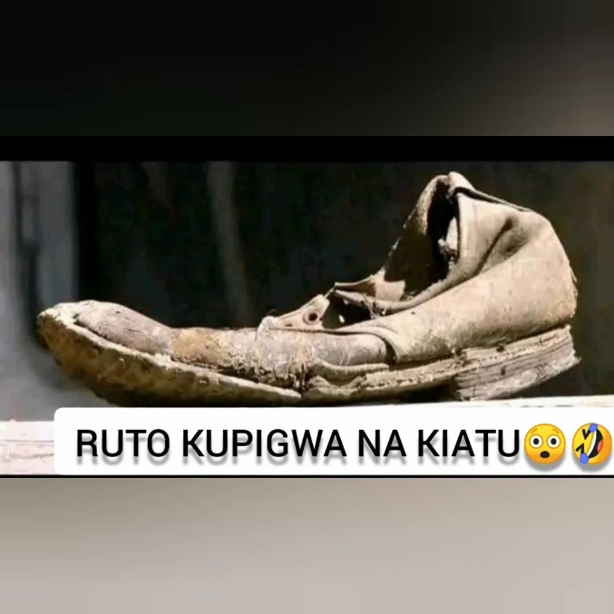 Ruto and flying shoes 😂😂 - YouTube