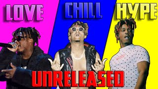 The Best UNRELEASED Juice WRLD CHILL HYPE and LOVE Songs