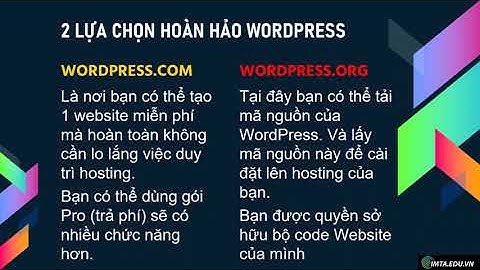 Những thứ thuộc về wordpress trên trang web là gì năm 2024