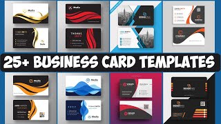 25  BUSINESS CARDS / CALLING CARDS TEMPLATES FREE DOWNLOAD- PSD FILE (2022)