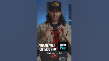 How to add an agent to your IMDbPro