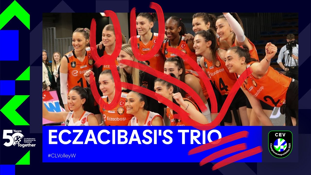 Eczacibasi's Unstoppable Trio: Tijana Boskovic + Samanta Fabris + Irina Voronkova