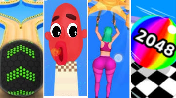 Going Balls vs Sandwich Runner vs Twerk Race 3D vs Ball Run 2048 #126 I Mobile Game