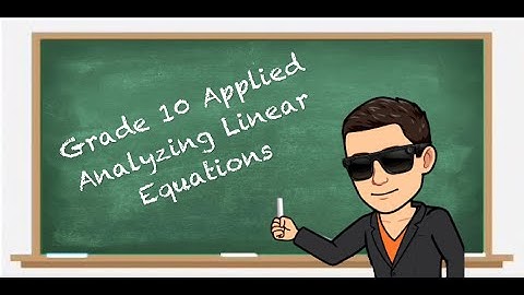 Linear Equations - MFM2P
